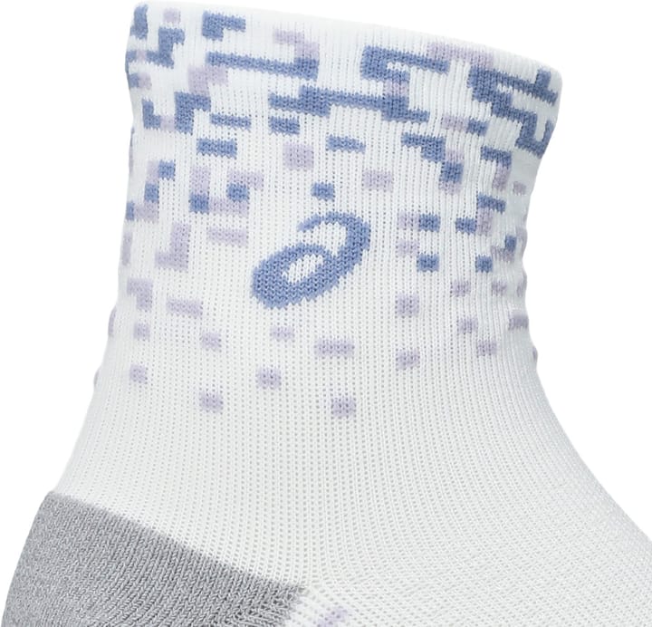 Asics Performance Run Sock Quarter Brilliant White/Lilac Hint/Bluebell Asics