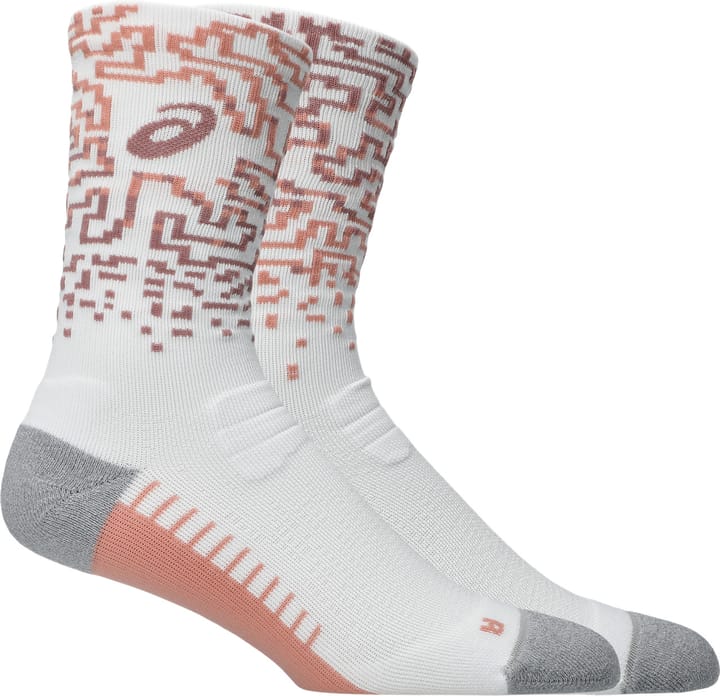 Asics Performance Run Sock Crew Brilliant White/Morganite/Pearl Pink Asics