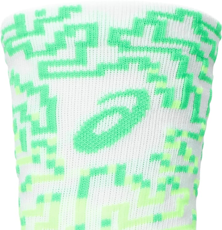 Asics Performance Run Sock Crew Brilliant White/Illum. Green/Vital Green Asics
