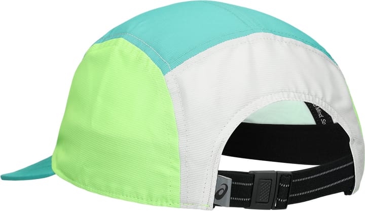 Asics Performance Running 5 Panel Cap Aurora Green/Cream Asics