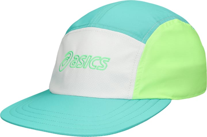 Asics Performance Running 5 Panel Cap Aurora Green/Cream Asics