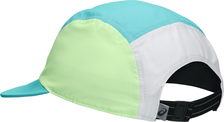 Asics Performance Running 5 Panel Cap Energy Aqua/white Asics