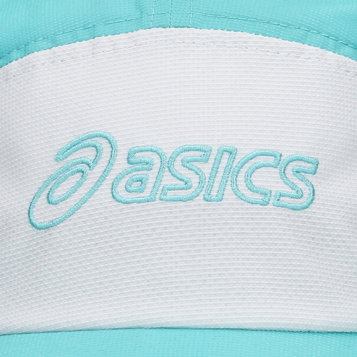 Asics Performance Running 5 Panel Cap Energy Aqua/white Asics
