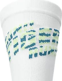 Asics Performance Run Sock Crew Brilliant White/illuminate Yellow/f.teal Asics