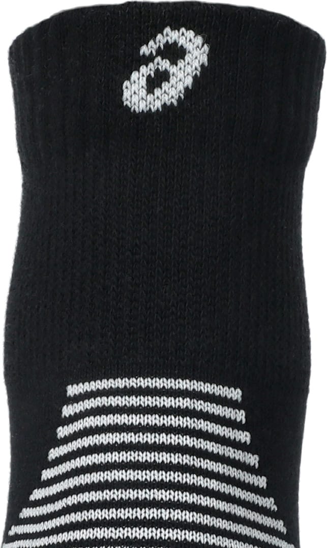 Asics 2 Pack Cushioned Run Quarter Sock Performance Black/Brilliant White Asics