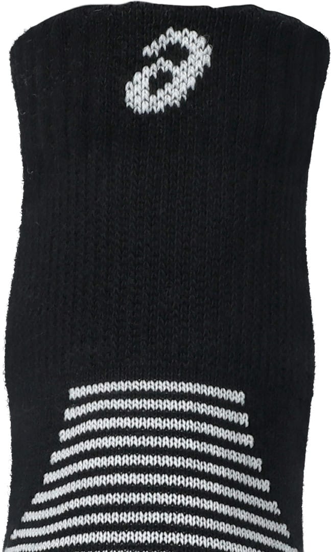 Asics 2 Pack Cushioned Run Quarter Sock Performance Black/Performance Black Asics