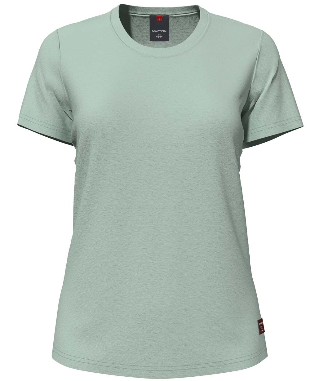 Ulvang Eio Solid Tee Womens Silt Green