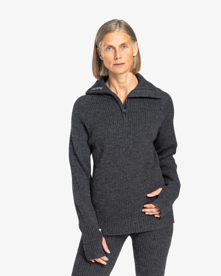 Ulvang Unisex Rav 2.0 Halfzip Sweater Charcoal Melange Ulvang