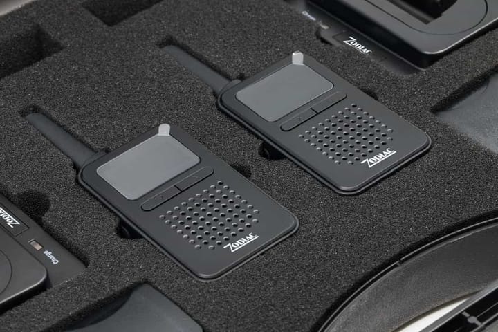 Zodiac Micro Waterproof Duopack Walkie Talkie Sort Zodiac Zodiac Micro Waterproof Duopack Walkie Talkie Sort Zodiac