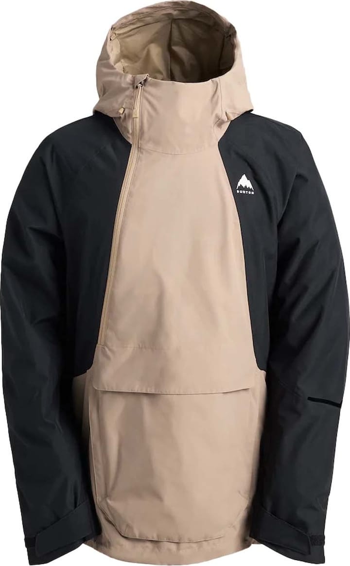 Burton Men's Reserve Relaxed Anorak Summit Taupe/true Black Burton