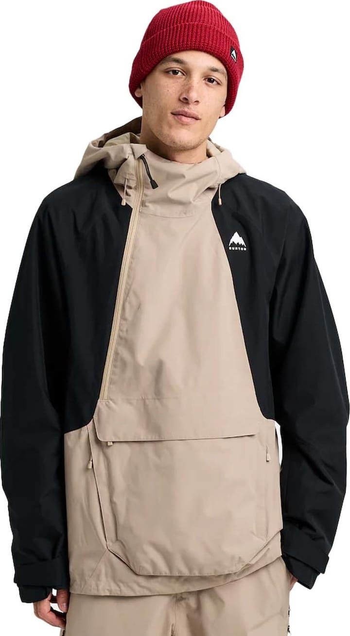 Burton Men's Reserve Relaxed Anorak Summit Taupe/true Black Burton
