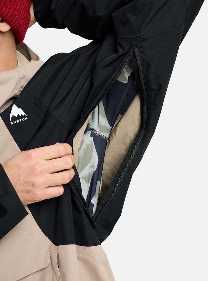 Burton Men's Reserve Relaxed Anorak Summit Taupe/true Black Burton