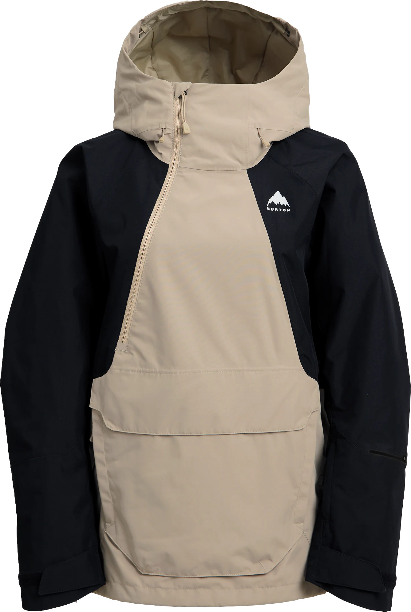 Burton Women's Reserve Relaxed Anorak Summit Taupe/True Black