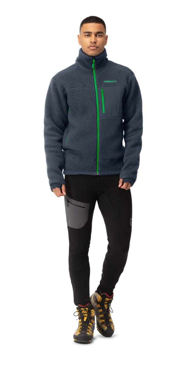 Norrøna Trollveggen Thermal Pro Jacket (M) Cool Black/Classic Green Norrøna