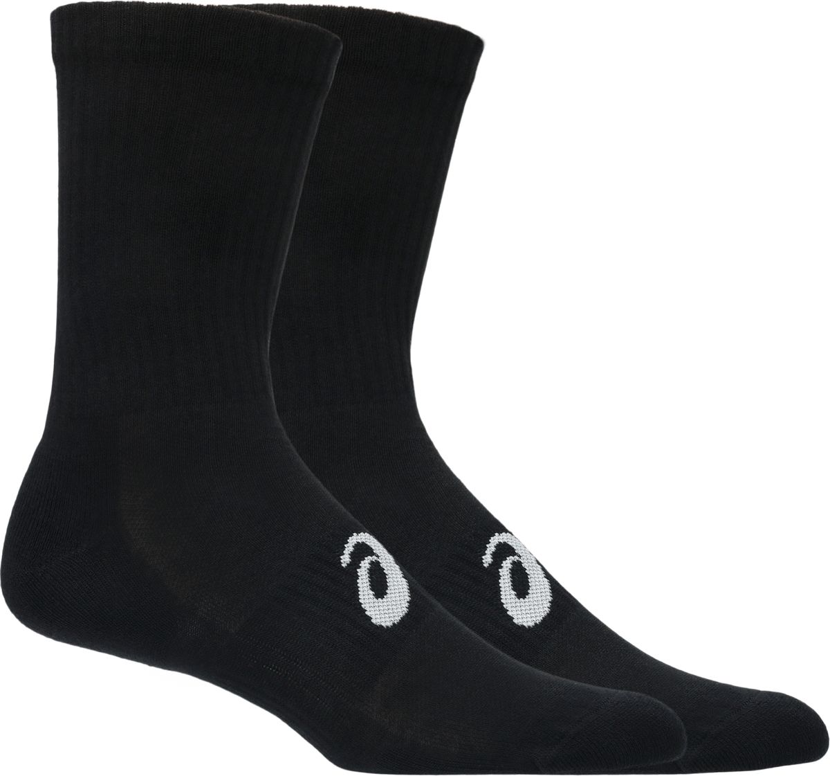 Asics 3 Pack Crew Sock Performance Black