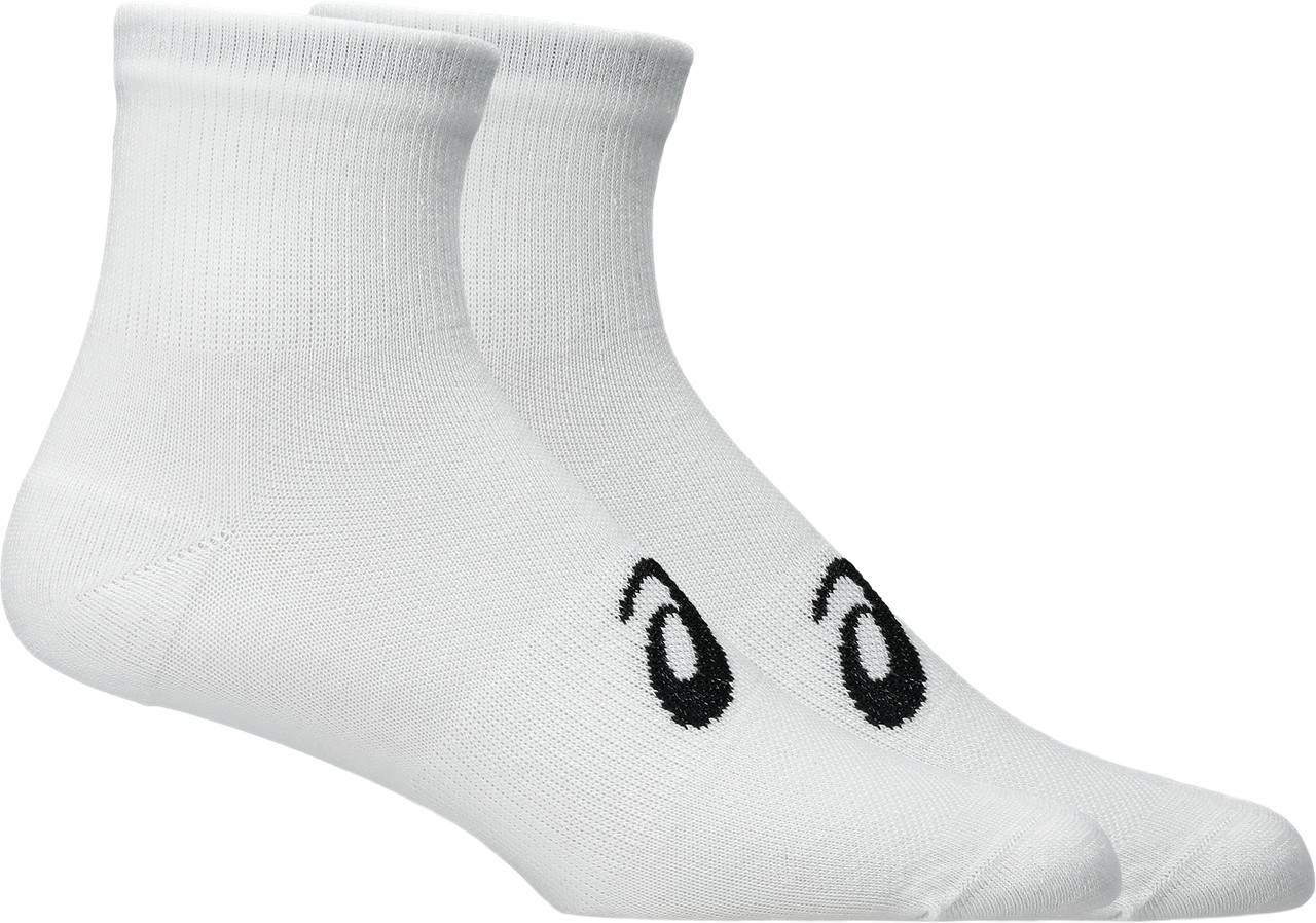 Asics 3 Pack Quarter Sock Brilliant White
