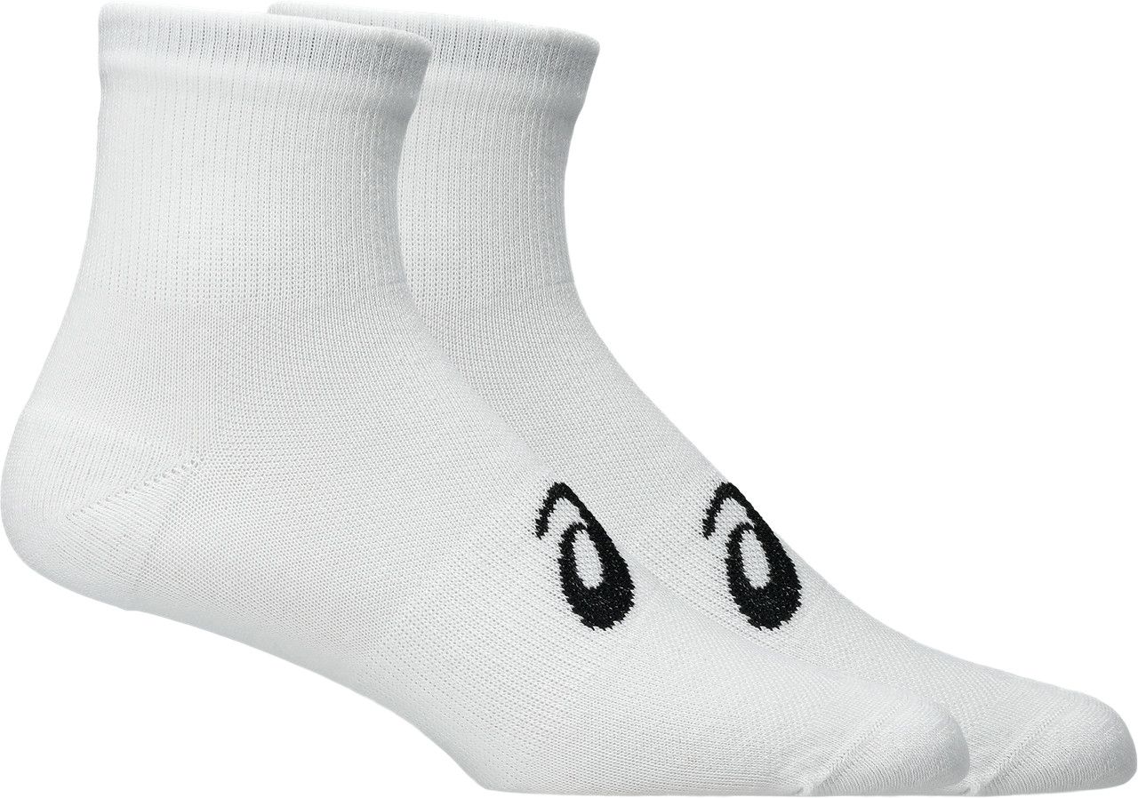 Asics 3 Pack Quarter Sock Brilliant White