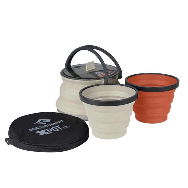 Sea To Summit X-Set11 W/Sack 3 Pc Lime Kettle/Grey Mug/Blue Mug