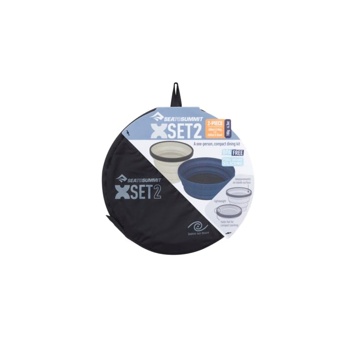 Sea To Summit X-Set2 2 Pc Black Pouch/Navy Bowl/Sand Mug Sea to Summit Sea To Summit X-Set2 2 Pc Black Pouch/Navy Bowl/Sand Mug Sea to Summit