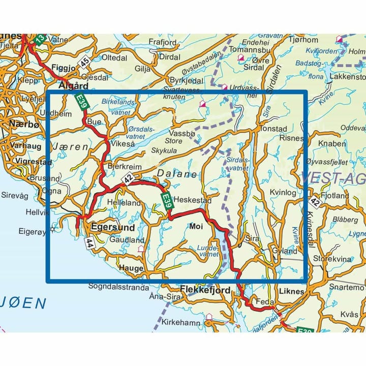 Nordeca Topo 3000 1:50 000 Dalane Ugland IT Nordeca Topo 3000 1:50 000 Dalane Ugland IT