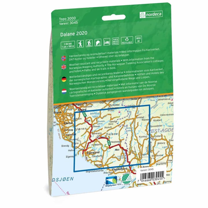 Nordeca Topo 3000 1:50 000 Dalane Ugland IT Nordeca Topo 3000 1:50 000 Dalane Ugland IT