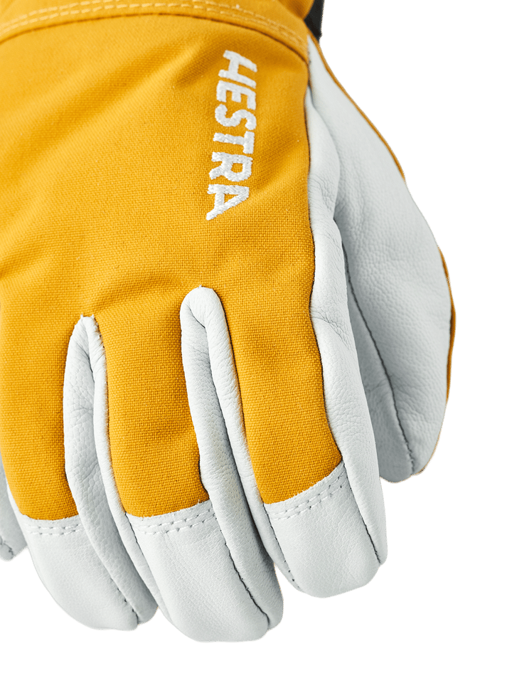 Hestra Juniors' Army Leather Heli Ski Senap Hestra