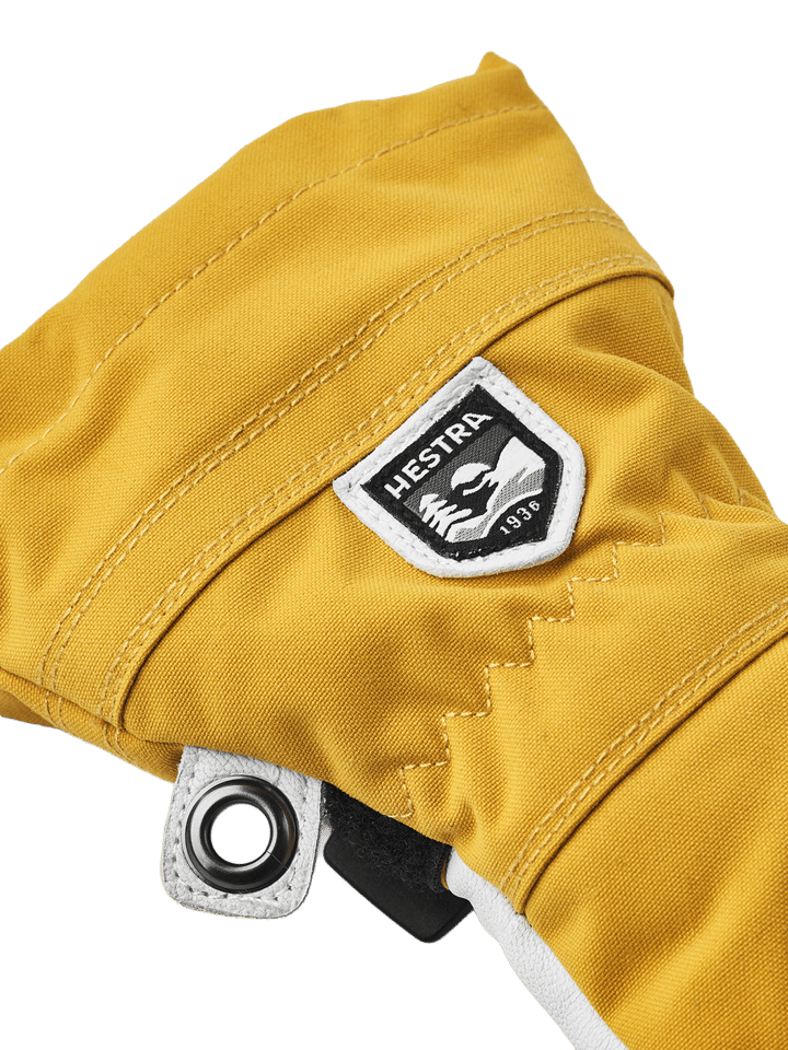 Hestra Juniors' Army Leather Heli Ski Senap Hestra