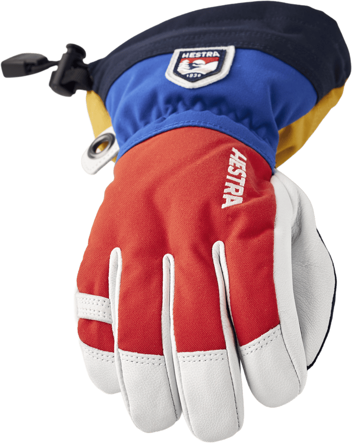Hestra Juniors' Army Leather Heli Ski Light Red Multi Hestra