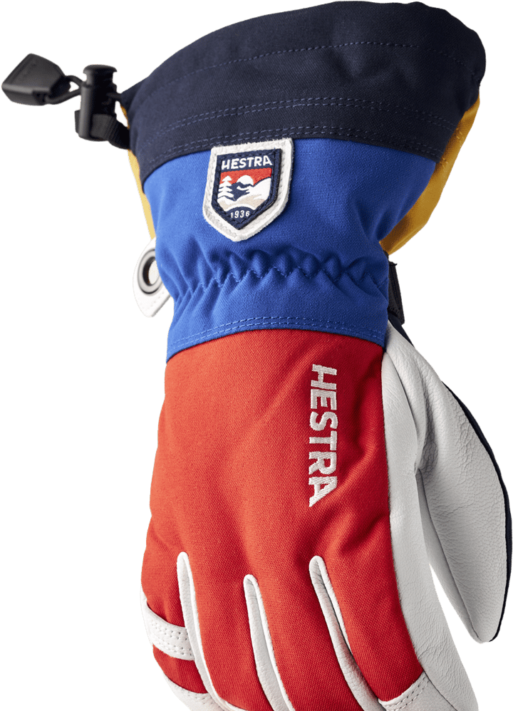 Hestra Juniors' Army Leather Heli Ski Light Red Multi Hestra