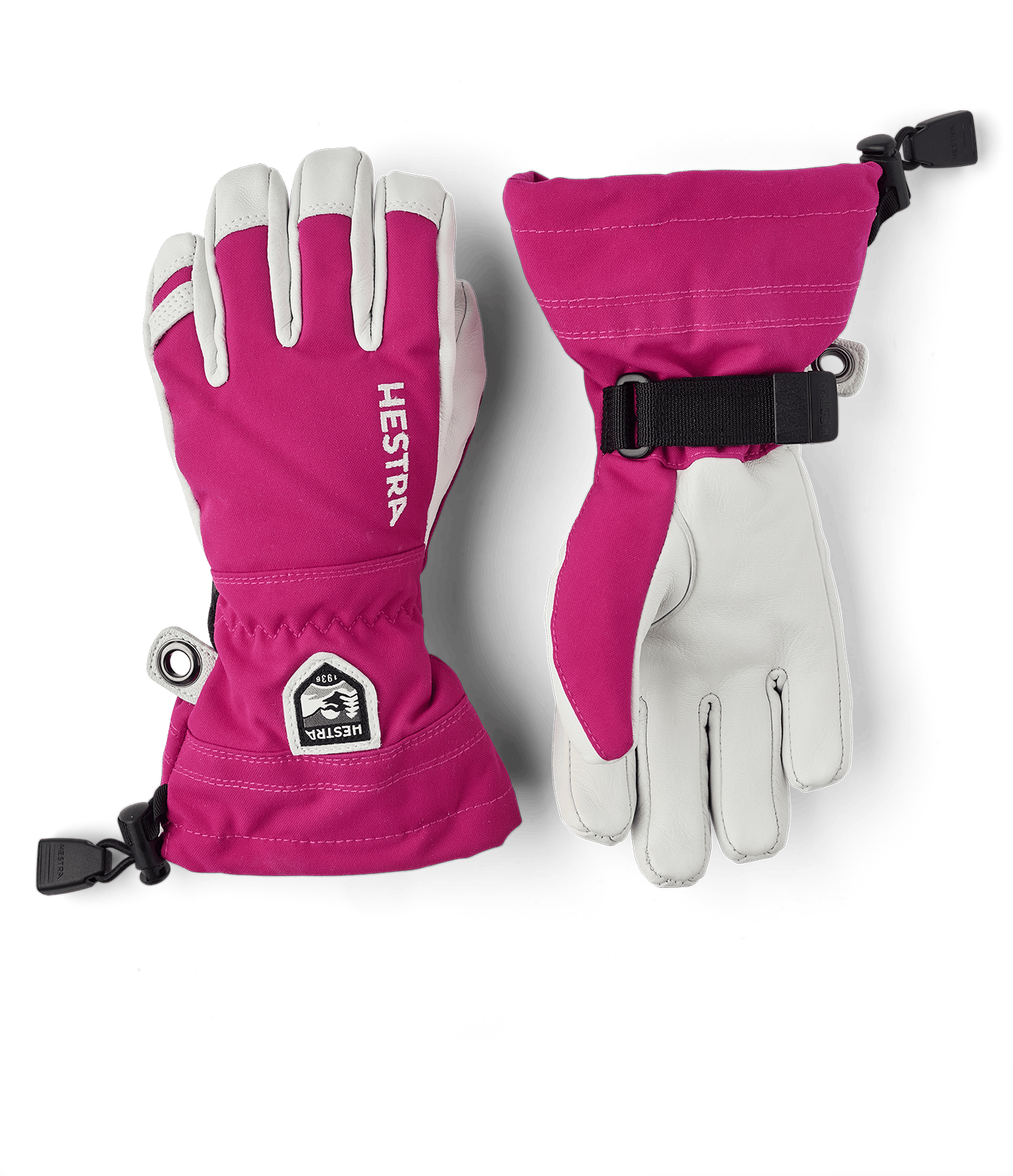 Juniors' Army Leather Heli Ski Fuchsia