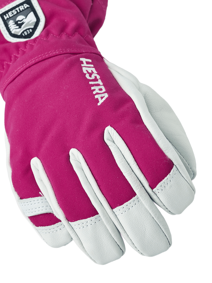 Hestra Juniors' Army Leather Heli Ski Fuchsia Hestra