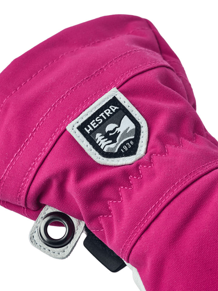 Hestra Juniors' Army Leather Heli Ski Fuchsia Hestra