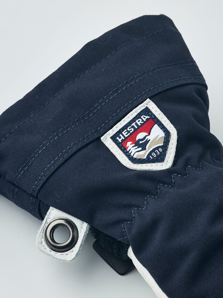 Hestra Juniors' Army Leather Heli Ski 3-Finger Navy Hestra Hestra Juniors' Army Leather Heli Ski 3-Finger Navy Hestra