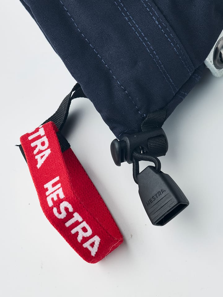 Hestra Juniors' Army Leather Heli Ski 3-Finger Navy Hestra Hestra Juniors' Army Leather Heli Ski 3-Finger Navy Hestra