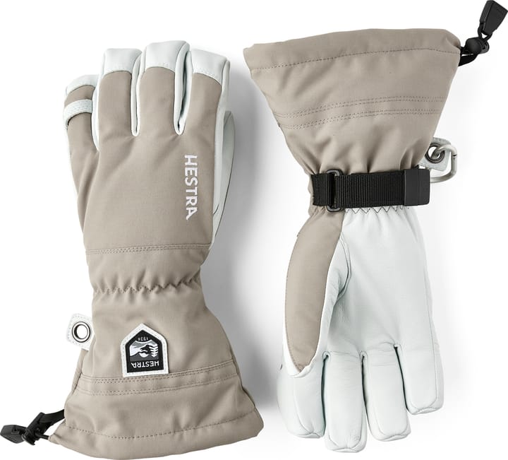 Hestra Army Leather Heli Ski 5-finger Khaki Hestra