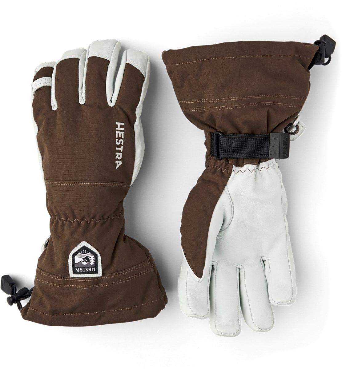 Hestra Army Leather Heli Ski - 5 Finger Espresso