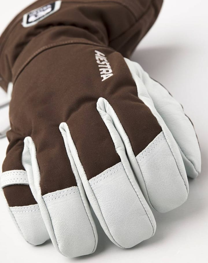 Hestra Army Leather Heli Ski 5-finger Espresso Hestra