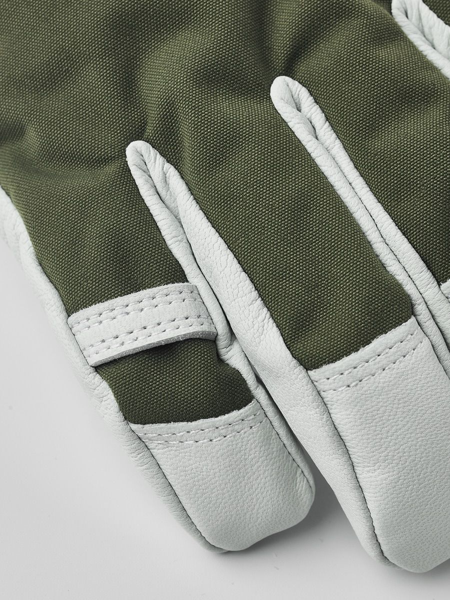 Hestra Army Leather Heli Ski Olive