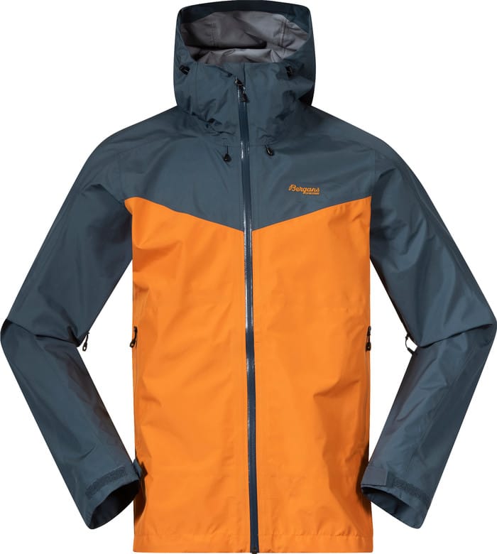 Bergans Men's Skarlight 3L Shell Jacket Cloudberry Yellow/Orion Blue Bergans
