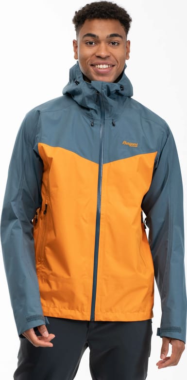 Bergans Men's Skarlight 3L Shell Jacket Cloudberry Yellow/Orion Blue Bergans