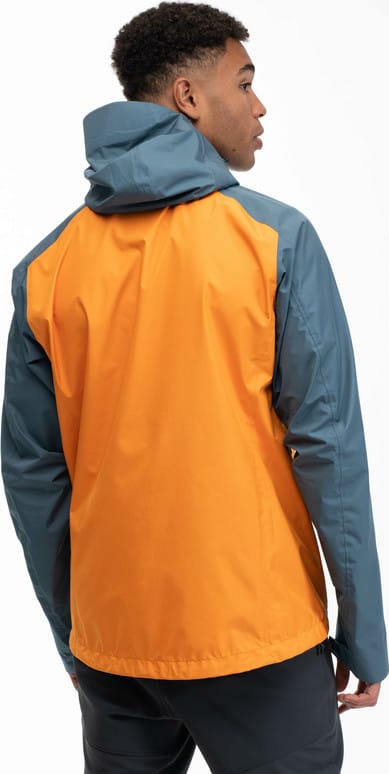Bergans Men's Skarlight 3L Shell Jacket Cloudberry Yellow/Orion Blue Bergans