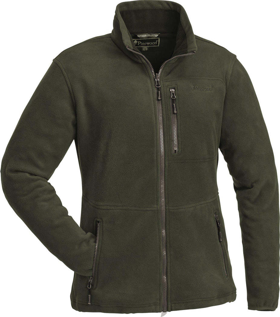 Pinewood Women's Finnveden Fleece Jacket Green Mellanlager tröjor Grön XL