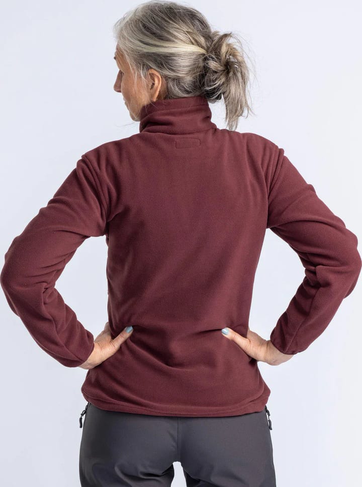 Pinewood Women's Finnveden Fleece Jacket Earth Plum Pinewood