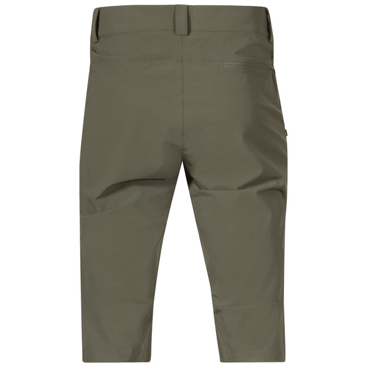 Bergans Men's Vandre Light Softshell Long Shorts Green mud Bergans