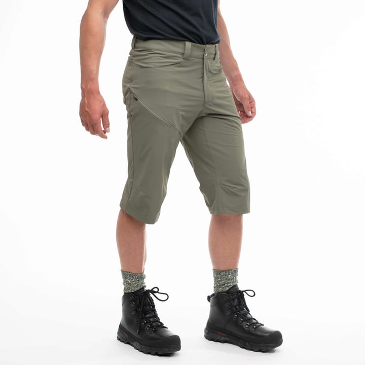 Bergans Men's Vandre Light Softshell Long Shorts Green mud Bergans