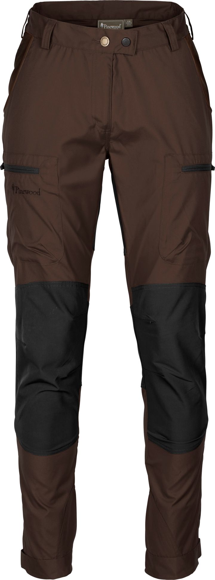Pinewood Women's Caribou TC Pants Dark Brown/Black Pinewood