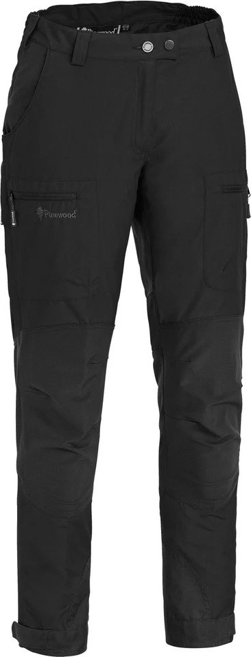 Pinewood Women's Caribou TC Trousers Black/Black Friluftsbyxor Svart/Svart 38