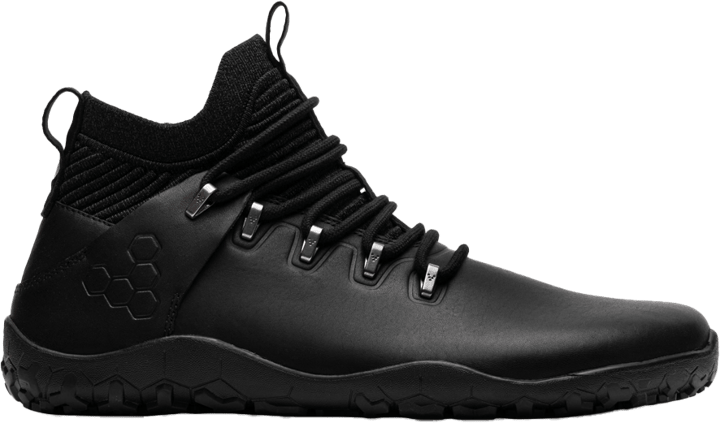 Vivobarefoot Men's Magna Leather FG Obsidian Vivobarefoot