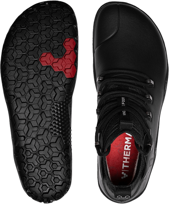 Vivobarefoot Men's Magna Leather FG Obsidian Vivobarefoot