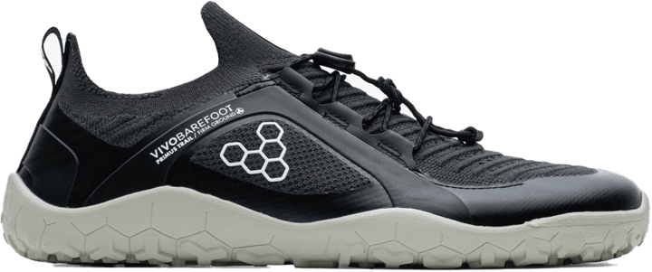Vivobarefoot Men's Primus Trail Knit FG Obsidian/Pelican Vivobarefoot
